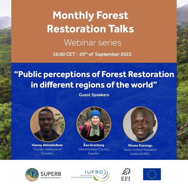 Webinar: Public perceptions of Forest Landscape Restoration